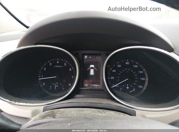 5XYZUDLBXHG460806 2017 HYUNDAI SANTA FE SPORT Белый Вид задних сидений