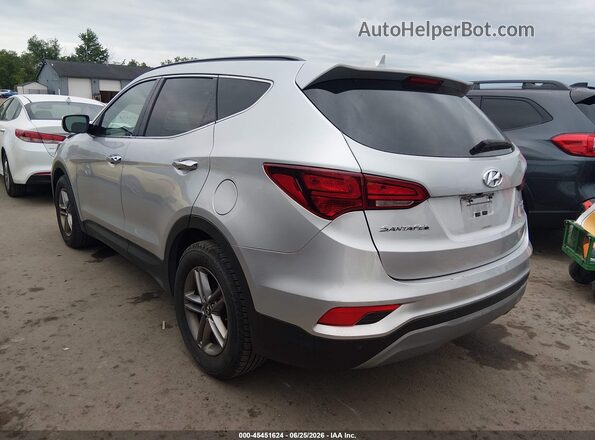 5XYZUDLBXJG541830 2018 HYUNDAI SANTA FE SPORT Серебряный Задняя левая четверть