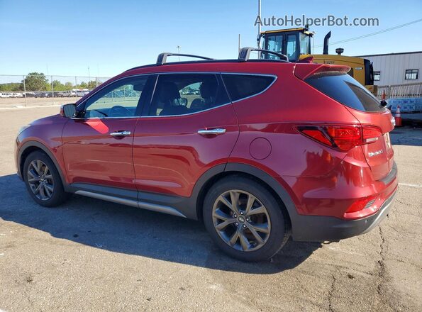 5XYZW4LA0HG456796 2017 HYUNDAI SANTA Red 