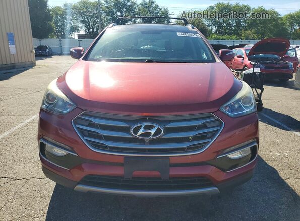 5XYZW4LA0HG456796 2017 HYUNDAI SANTA Red 