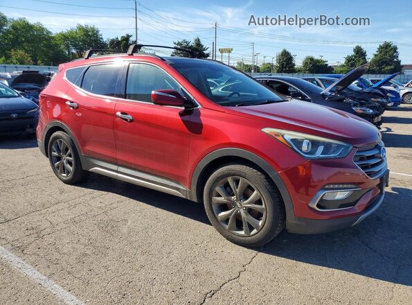 5XYZW4LA0HG456796 2017 HYUNDAI SANTA Red 