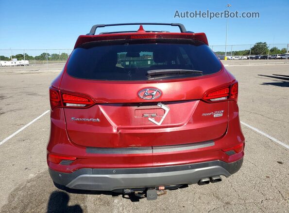 5XYZW4LA0HG456796 2017 HYUNDAI SANTA Red 