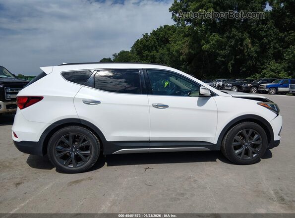 5XYZW4LA1HG434743 2017 HYUNDAI SANTA FE SPORT White Widok wnętrza z tyłu