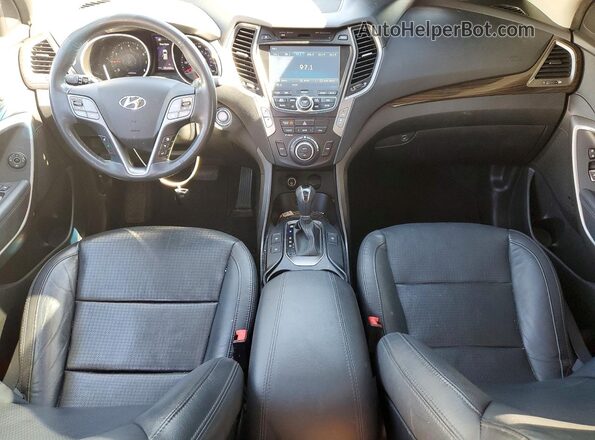 5XYZW4LA2GG348601 2016 HYUNDAI SANTA Gray Dashboard view