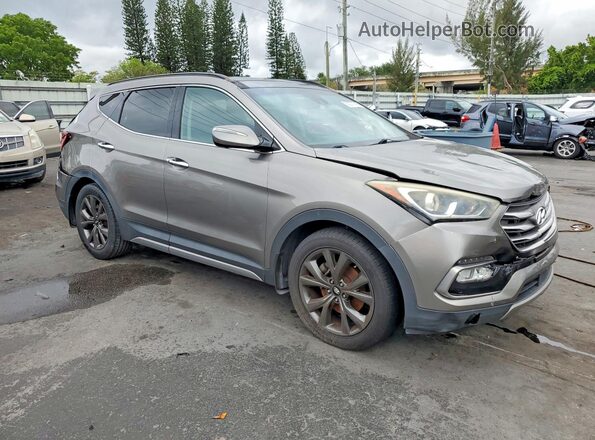 5XYZW4LA2HG430524 2017 HYUNDAI SANTA Tan 