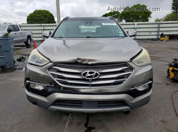 5XYZW4LA2HG430524 2017 HYUNDAI SANTA Tan 