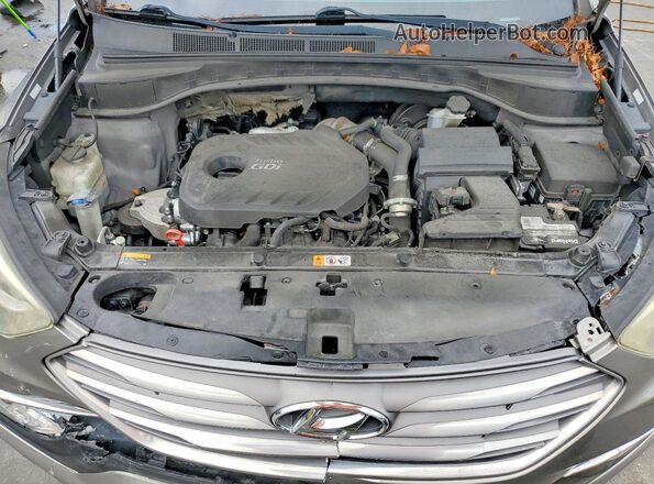 5XYZW4LA2HG430524 2017 HYUNDAI SANTA Tan 