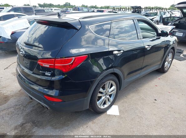 5XYZW4LAXGG309285 2016 HYUNDAI SANTA FE SPORT Black Rear right