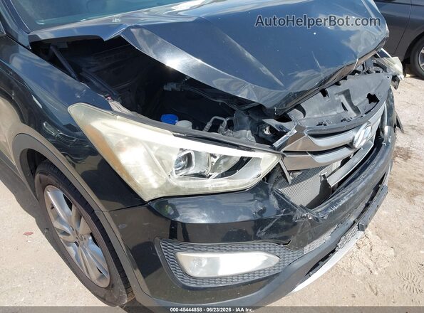 5XYZW4LAXGG309285 2016 HYUNDAI SANTA FE SPORT Black Front view