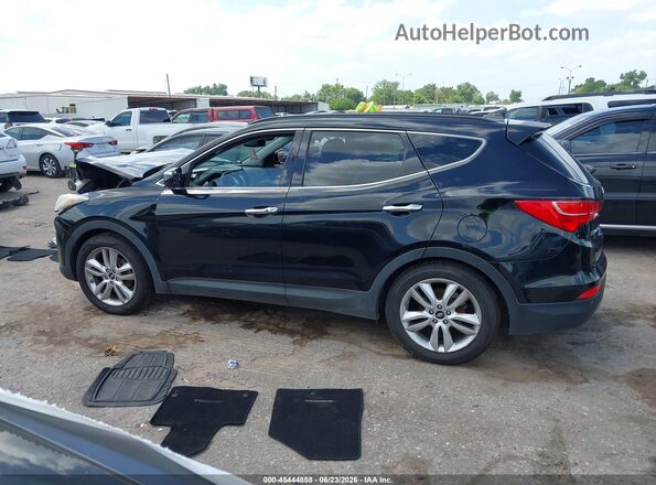 5XYZW4LAXGG309285 2016 HYUNDAI SANTA FE SPORT Black Rear interior view