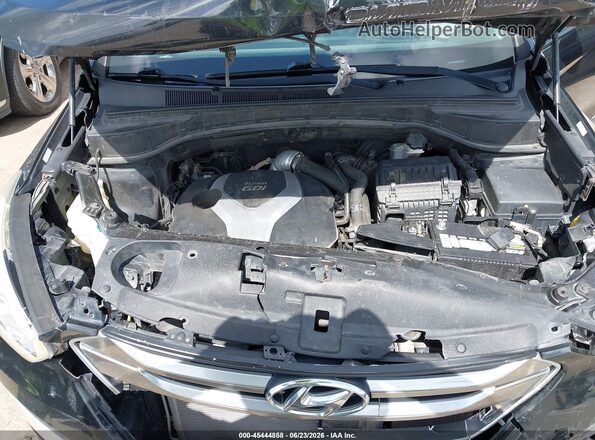 5XYZW4LAXGG309285 2016 HYUNDAI SANTA FE SPORT Black Rear view