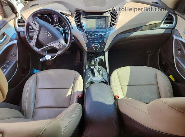 5XYZW4LAXHG438256 2017 HYUNDAI SANTA White 