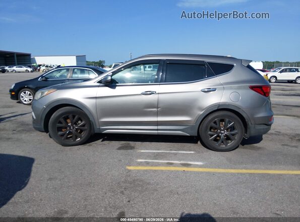 5XYZW4LAXHG488459 2017 HYUNDAI SANTA FE SPORT Gray Vista interior de 360 grados