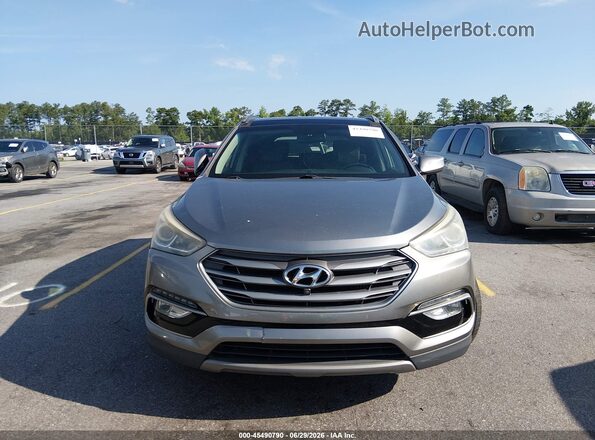 5XYZW4LAXHG488459 2017 HYUNDAI SANTA FE SPORT Gray Vista del cuadro de instrumentos
