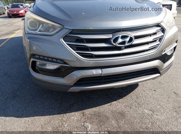 5XYZW4LAXHG488459 2017 HYUNDAI SANTA FE SPORT Gray Vista frontal