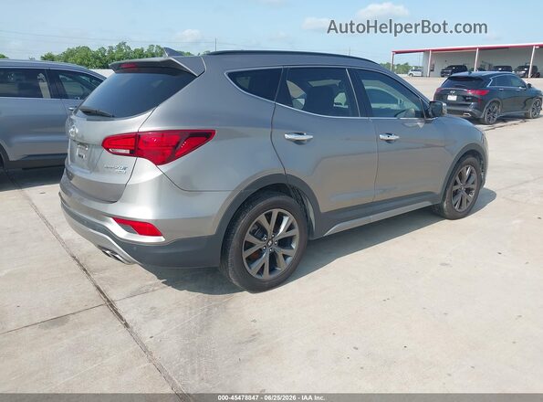 5XYZW4LAXHG494259 2017 HYUNDAI SANTA FE SPORT Gray Задня права чверть