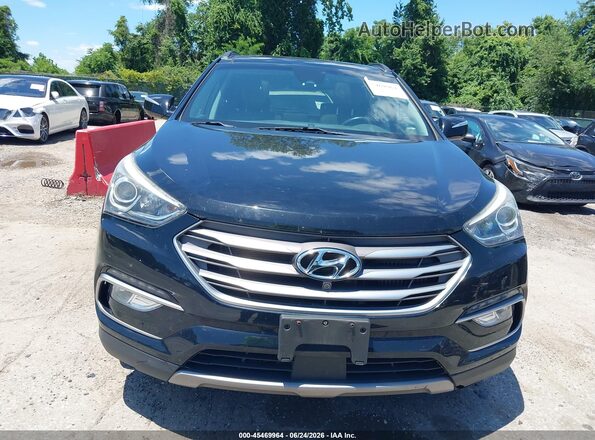5XYZWDLA0JG505565 2018 HYUNDAI SANTA FE SPORT Black წინა ხედი
