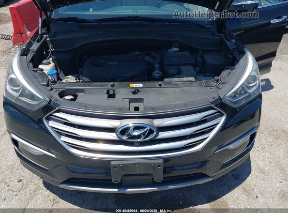 5XYZWDLA0JG505565 2018 HYUNDAI SANTA FE SPORT Black უკანა ხედი