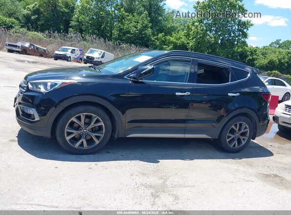 5XYZWDLA0JG505565 2018 HYUNDAI SANTA FE SPORT Black სალონის 360-გრადუსიანი ხედი