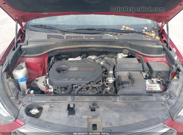 5XYZWDLA1JG515263 2018 HYUNDAI SANTA FE SPORT Красный Вид сзади