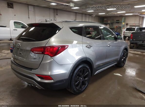 5XYZWDLA2HG437831 2017 HYUNDAI SANTA FE SPORT Gray უკანა მარჯვენა