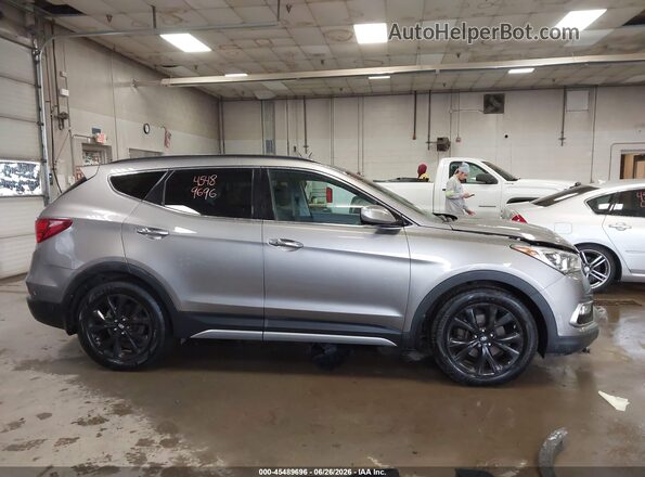 5XYZWDLA2HG437831 2017 HYUNDAI SANTA FE SPORT Gray უკანა სალონის ხედი