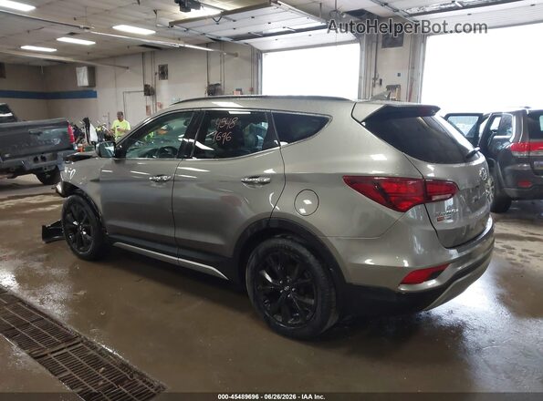 5XYZWDLA2HG437831 2017 HYUNDAI SANTA FE SPORT Gray უკანა მარცხენა