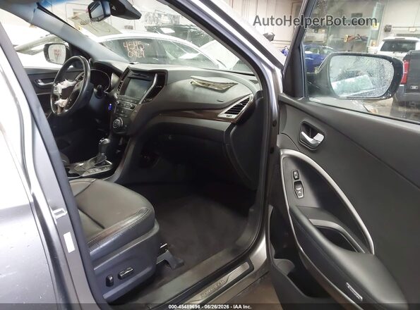 5XYZWDLA2HG437831 2017 HYUNDAI SANTA FE SPORT Gray წინა სალონის ხედი