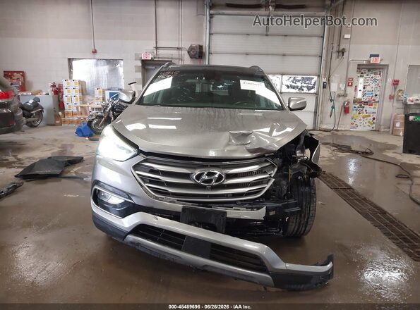 5XYZWDLA2HG437831 2017 HYUNDAI SANTA FE SPORT Gray წინა ხედი