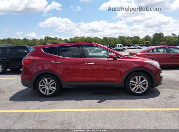 5XYZWDLA3GG345383 2016 HYUNDAI SANTA FE SPORT Red Սալոնի հետևի տեսք