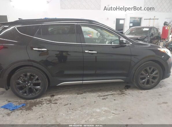 5XYZWDLA4HG485380 2017 HYUNDAI SANTA FE SPORT Black Вид задньої частини салону