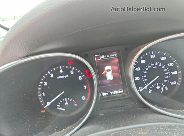 5XYZWDLA4JG554302 2018 HYUNDAI SANTA Черный Вид щитка приборов
