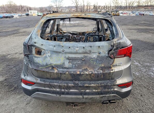 5XYZWDLA6HG501904 2017 HYUNDAI SANTA Gray 