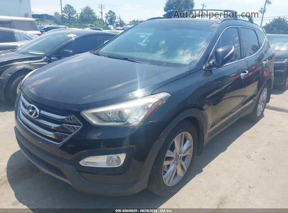 5XYZWDLA7GG320549 2016 HYUNDAI SANTA FE SPORT Black Front view