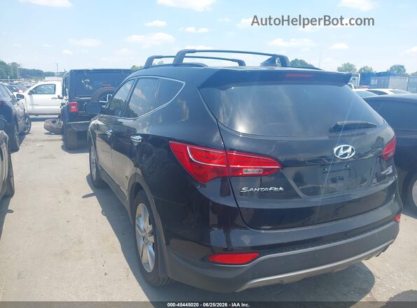 5XYZWDLA7GG320549 2016 HYUNDAI SANTA FE SPORT Black Rear left