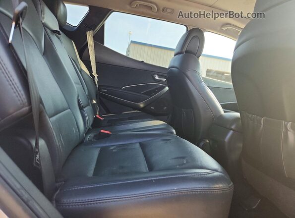 5XYZWDLA7JG548879 2018 HYUNDAI SANTA Серебряный Вид задней части салона