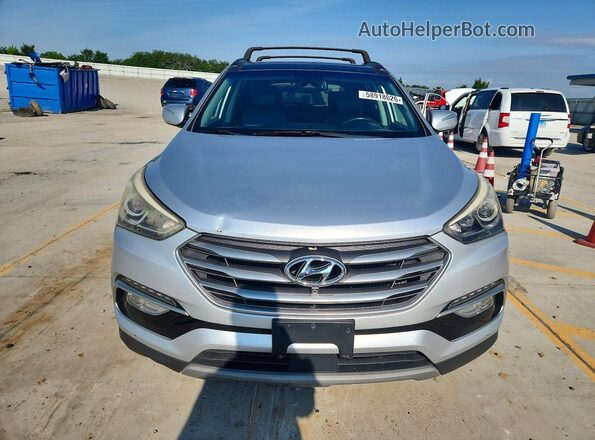 5XYZWDLA7JG548879 2018 HYUNDAI SANTA Серебряный Вид спереди