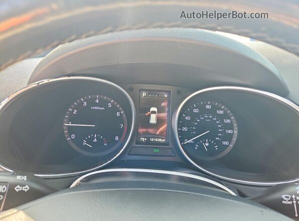 5XYZWDLA7JG548879 2018 HYUNDAI SANTA Серебряный Вид щитка приборов