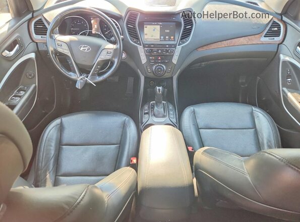 5XYZWDLA7JG548879 2018 HYUNDAI SANTA Серебряный Вид панели приборов