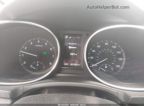 5XYZWDLA8HG408527 2017 HYUNDAI SANTA FE SPORT Черный Вид задних сидений