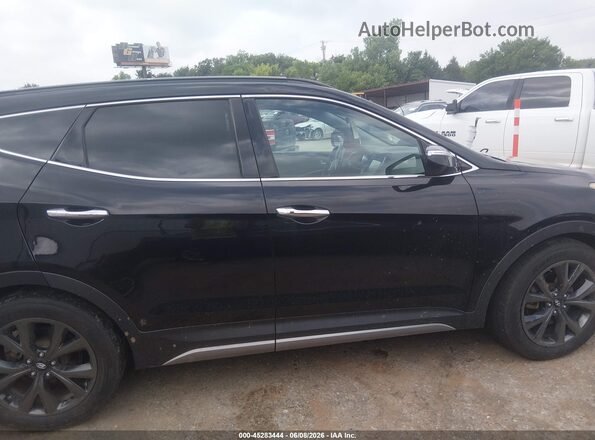 5XYZWDLA8HG408527 2017 HYUNDAI SANTA FE SPORT Черный Вид задней части салона