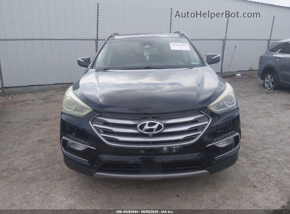 5XYZWDLA8HG408527 2017 HYUNDAI SANTA FE SPORT Черный Вид щитка приборов