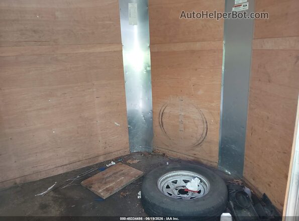 5YCBE1621JH048825 2018 LEONARD TRAILERS 7X16 ENCLOSED Белый Вид салона спереди