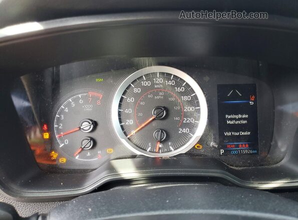 5YFB4MBE0NP105440 2022 TOYOTA COROLLA White Սարքավորումների վահանակի տեսք