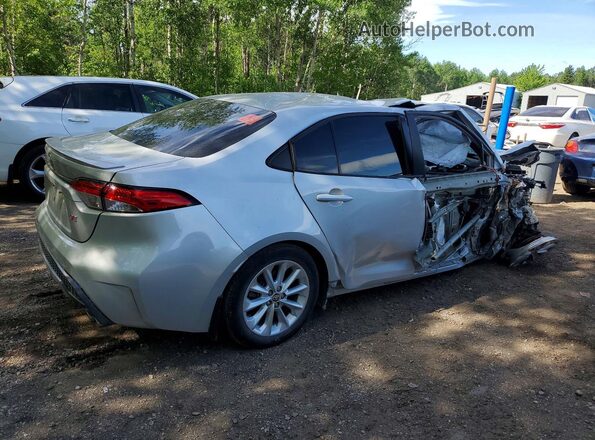 5YFB4MBE9NP126402 2022 TOYOTA COROLLA Silver Rear right