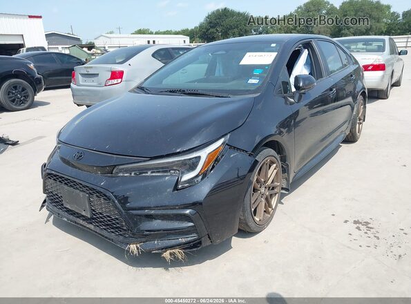 5YFB4MCE0RP203842 2024 TOYOTA COROLLA Black Առջևի ձախ երեք քառորդ տեսարան