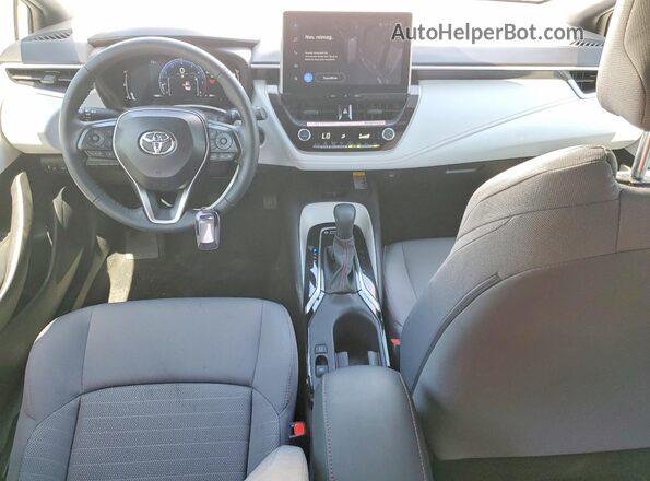 5YFB4MCE0SP219335 2025 TOYOTA COROLLA Белый Вид панели приборов