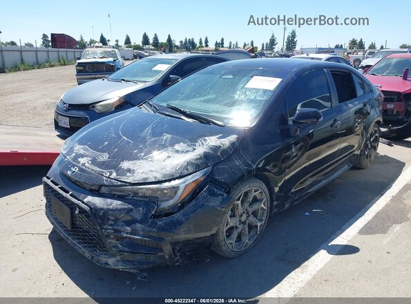 5YFB4MCE4SP236252 2025 TOYOTA COROLLA Черный Передняя левая четверть