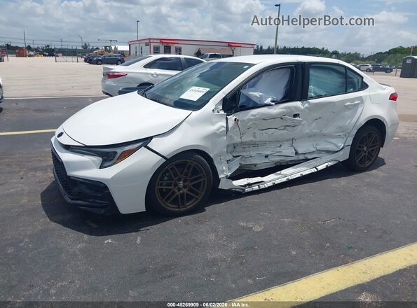 5YFB4MCEXRP183230 2024 TOYOTA COROLLA White Առջևի ձախ երեք քառորդ տեսարան