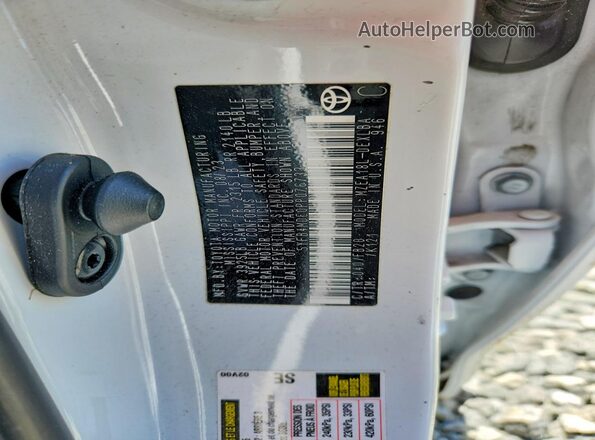 5YFB4MDE0PP076733 2023 TOYOTA COROLLA Белый Вид наклейки с VIN-кодом
